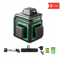 Лазерный уровень ADA CUBE 3-360 GREEN PROFESSIONAL EDITION